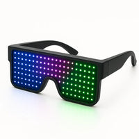 LED Glasses Light Up Dynamic Party Favor Glasses Festival Christmas USB Rechargeable LED Rave Glowing Flashing Glasses Sale price - Kalesh Monk