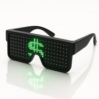 LED Glasses Light Up Dynamic Party Favor Glasses Festival Christmas USB Rechargeable LED Rave Glowing Flashing Glasses Sale price - Kalesh Monk
