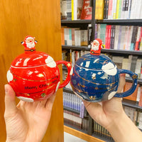 Creative Cartoon Santa Claus Ceramic Coffee Mug (Any One) - Kalesh Monk