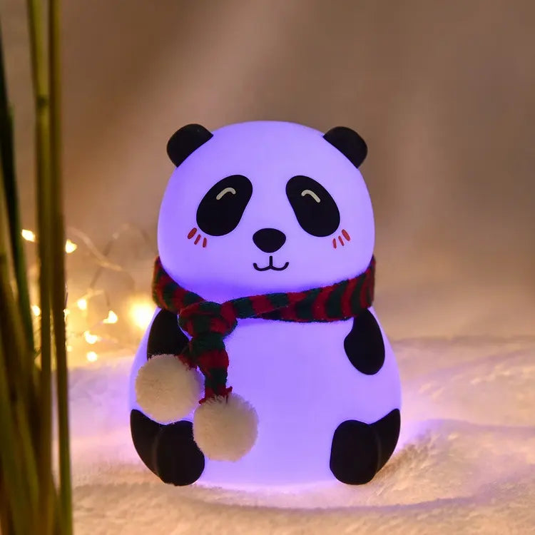 Simple Modern Cartoon panda Desk lamp Bedroom Light for Festival, Christmas Gift