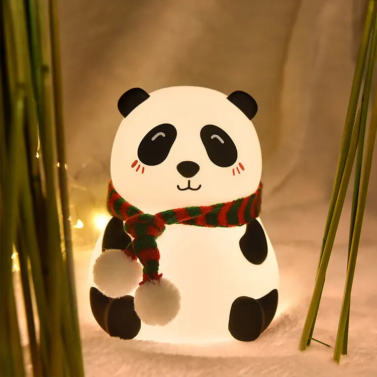 Simple Modern Cartoon panda Desk lamp Bedroom Light for Festival, Christmas Gift