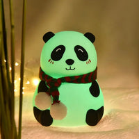 Simple Modern Cartoon panda Desk lamp Bedroom Light for Festival, Christmas Gift