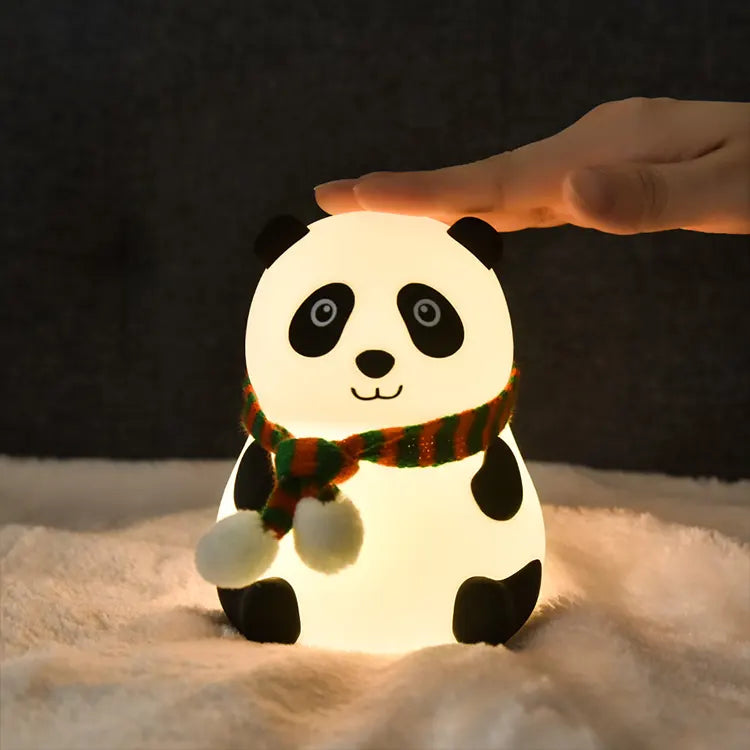 Simple Modern Cartoon panda Desk lamp Bedroom Light for Festival, Christmas Gift