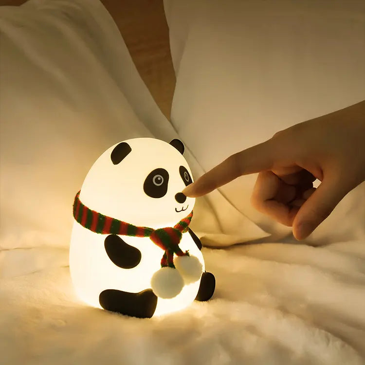 Simple Modern Cartoon panda Desk lamp Bedroom Light for Festival, Christmas Gift