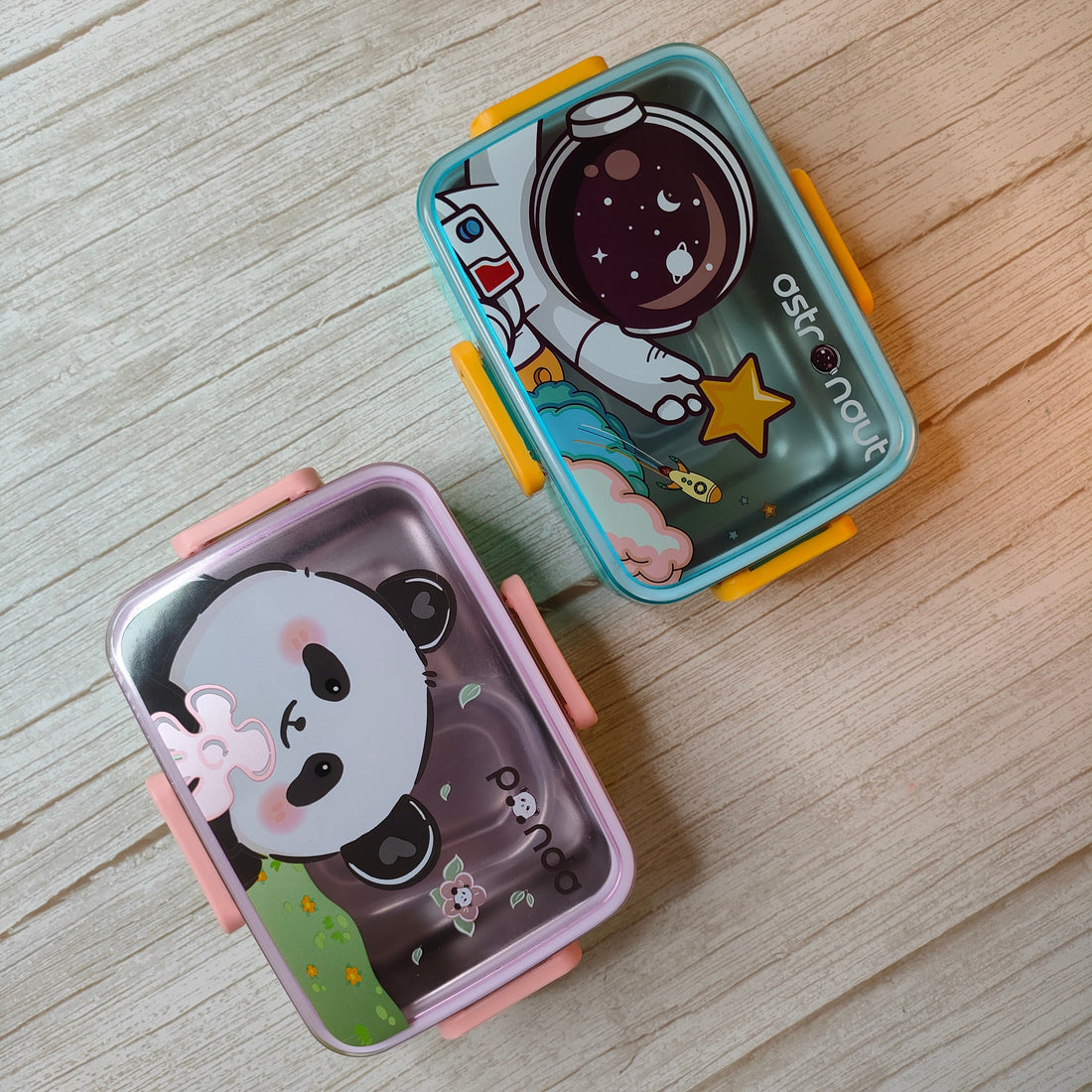 Cute Stainless Steel Lunchox - Kalesh Monk