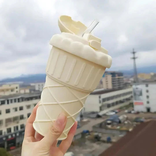 Ice-Cream Cone Sipper Bottle