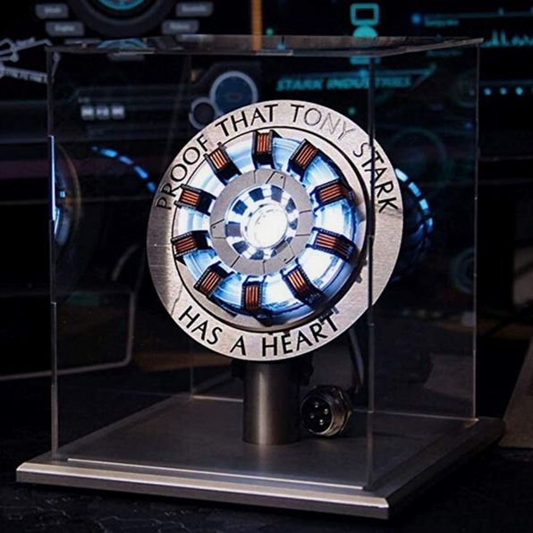 Iron Man Arc Reactor MK1,with LED Light, Tony Stark has a Heart Touch Sensitive Motion Lamp