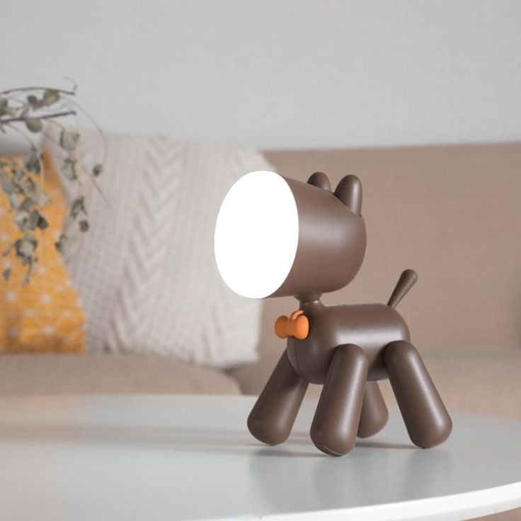 Cute Puppy Shape Lamp Animal LED Night Light Adjustable Brightness & Children's Eye Care Night light - Kalesh Monk