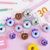 Unicorn Donut Eraser - Set of 4