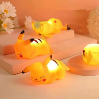 pikachu action figure night light lamp ( pack of 4 ) - Kalesh Monk