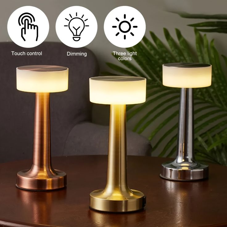 Rechargeable LED table lamp
