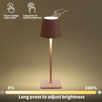 Rechargeable LED table lamp