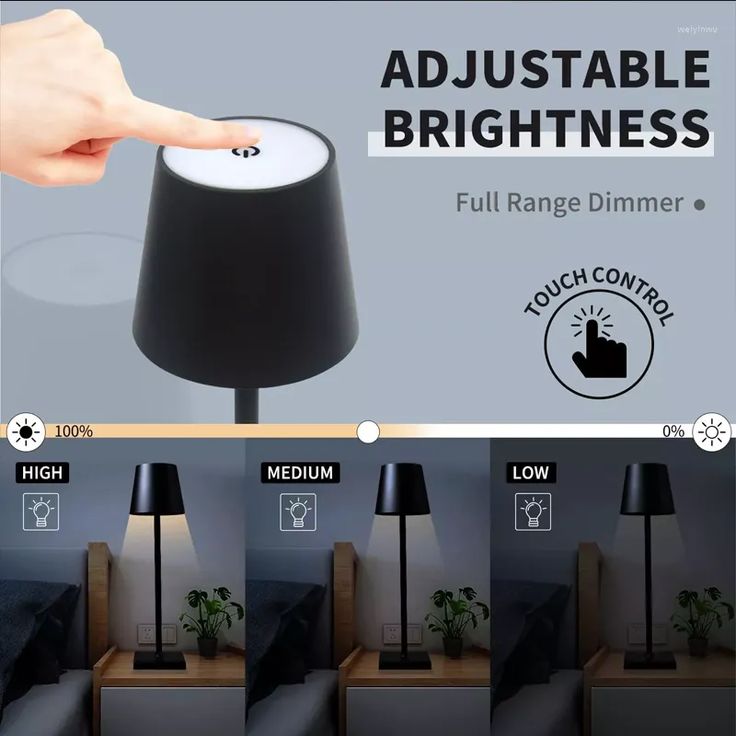 Rechargeable LED table lamp