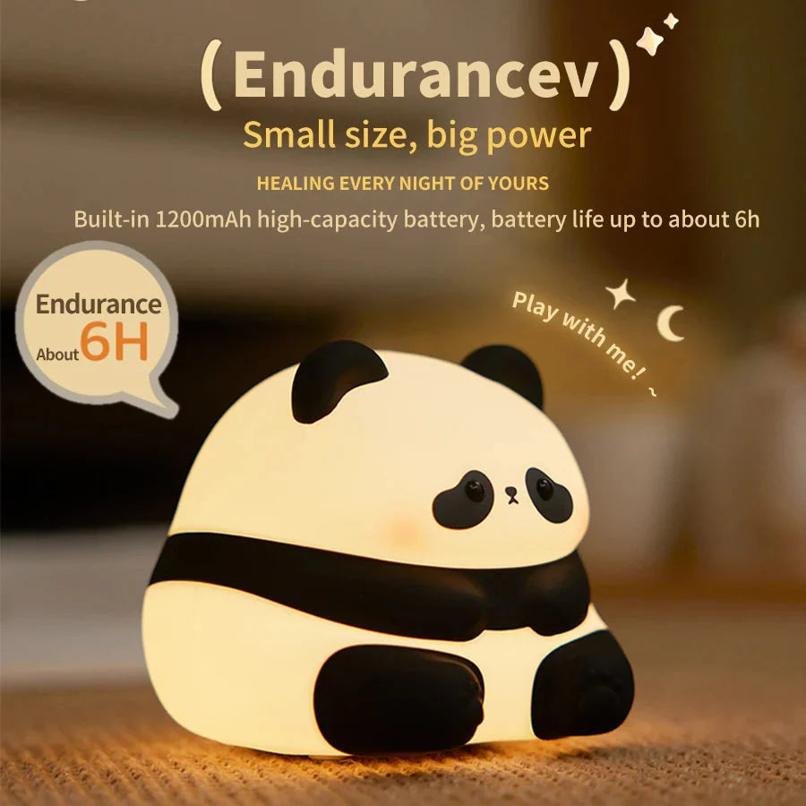 Squishy Shy Panda Lamp - Kalesh Monk
