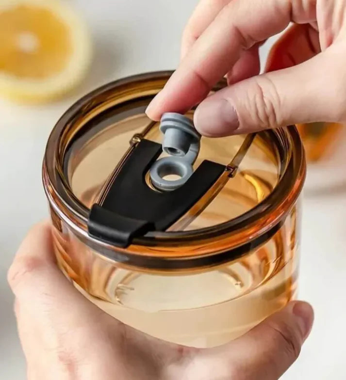 Leather glass tumbler - Kalesh Monk