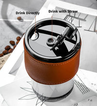 Leather glass tumbler - Kalesh Monk