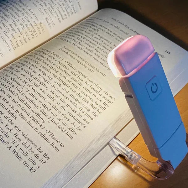 Rechargeable Book Reading Light | Brightness and Temperature Adjustable