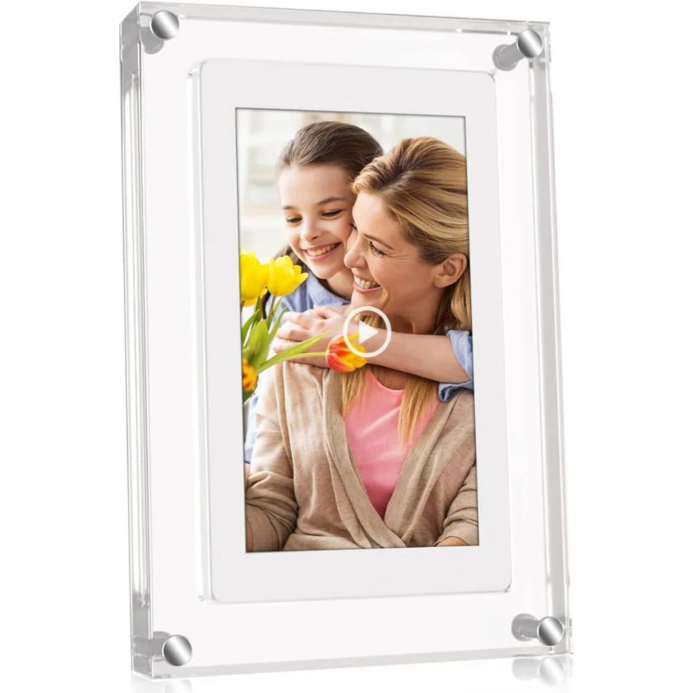 10.1 inch Transparent Acrylic Digital Photo Frame Video Picture Music Player Electronic Album Gift