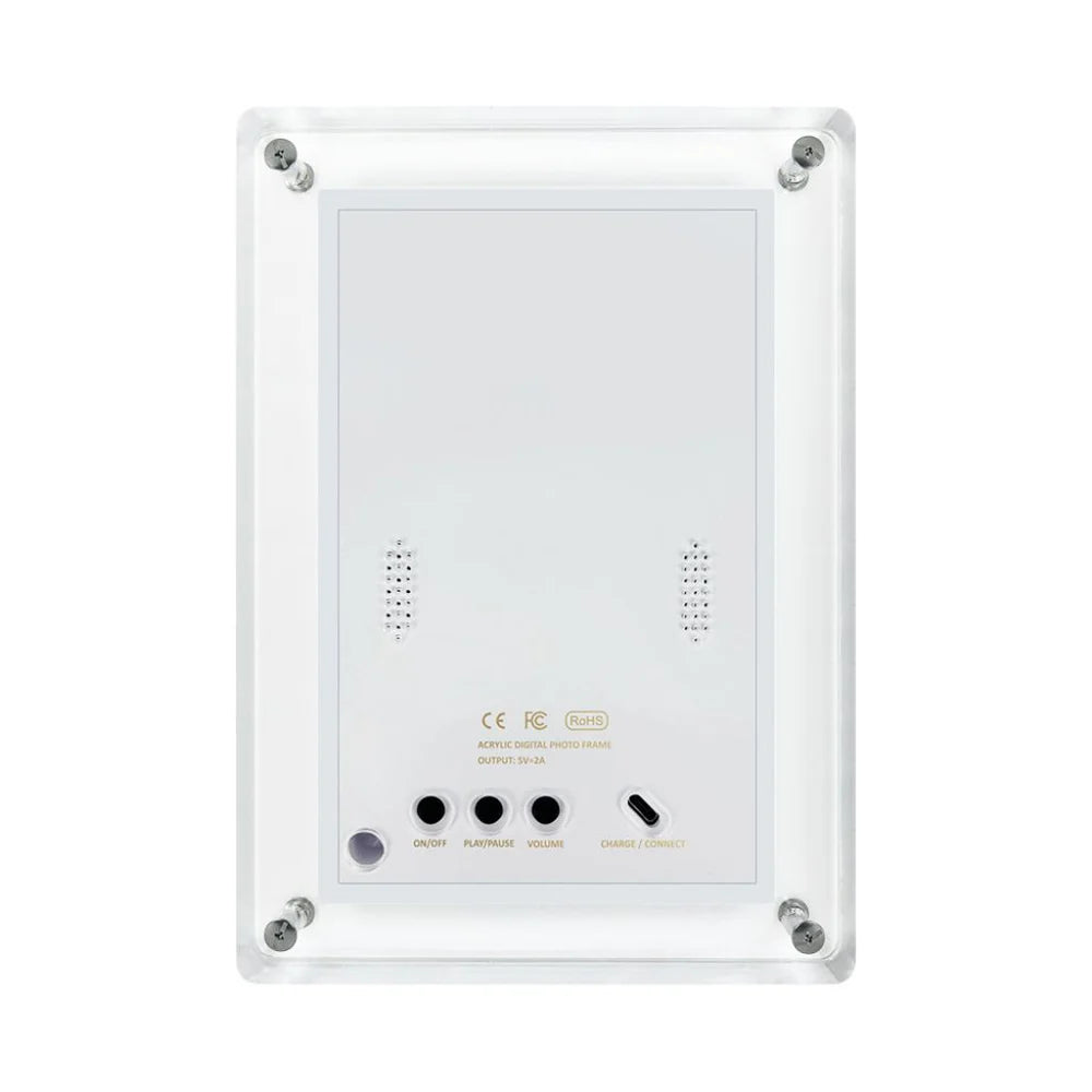 10.1 inch Transparent Acrylic Digital Photo Frame Video Picture Music Player Electronic Album Gift