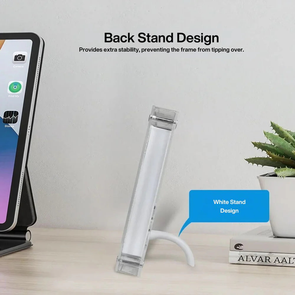 10.1 inch Transparent Acrylic Digital Photo Frame Video Picture Music Player Electronic Album Gift