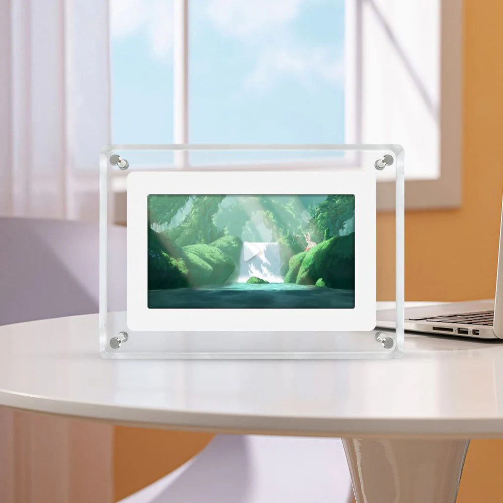 10.1 inch Transparent Acrylic Digital Photo Frame Video Picture Music Player Electronic Album Gift
