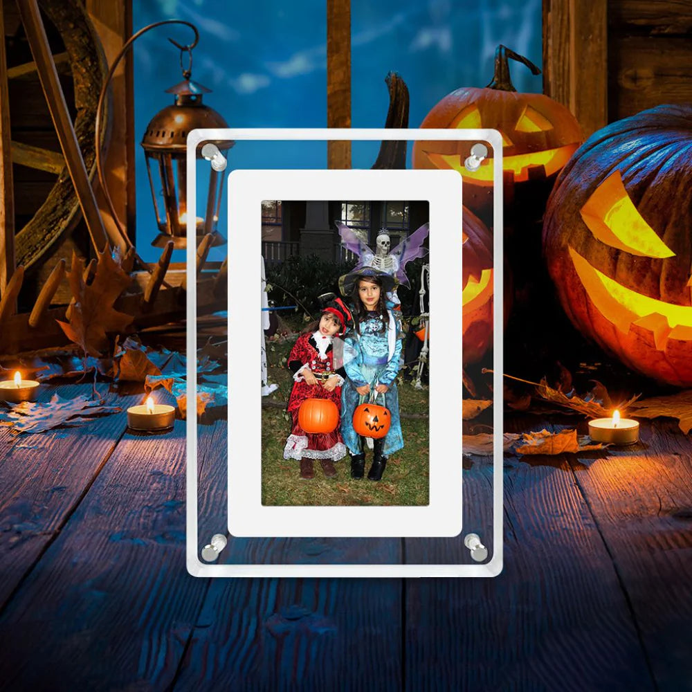 10.1 inch Transparent Acrylic Digital Photo Frame Video Picture Music Player Electronic Album Gift