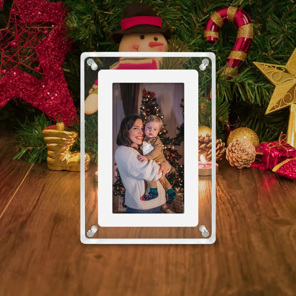 10.1 inch Transparent Acrylic Digital Photo Frame Video Picture Music Player Electronic Album Gift