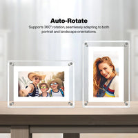 10.1 inch Transparent Acrylic Digital Photo Frame Video Picture Music Player Electronic Album Gift