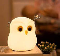 Cute Owl Kids Night Light Lamp