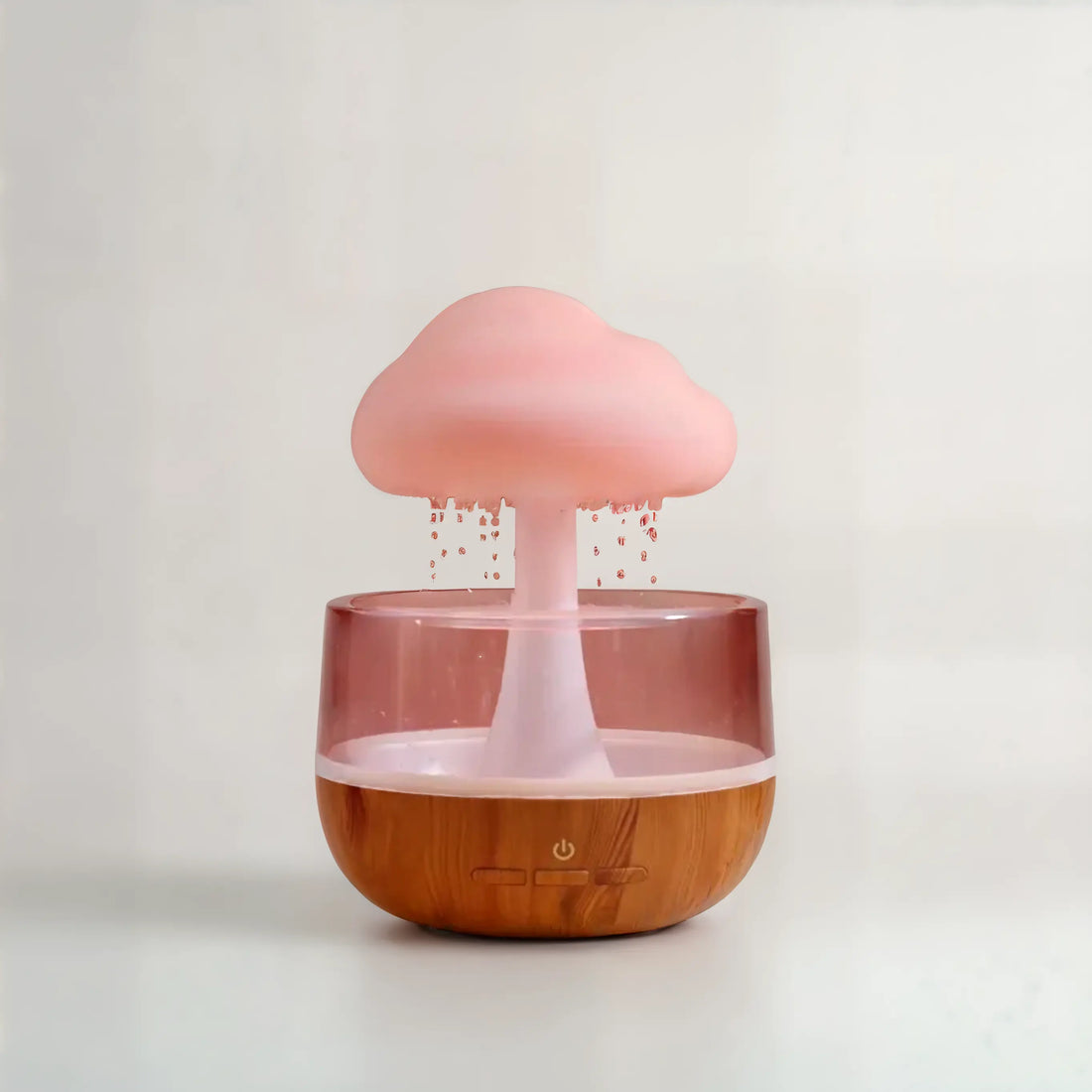 Rain Cloud Humidifier Water Drip, Mushroom Humidifier Waterfall Lamp, Mushroom Diffuser, Cloud Humidifier Rain Drop, Rain Sounds for Sleeping, Rain Cloud Diffuser - Kalesh Monk