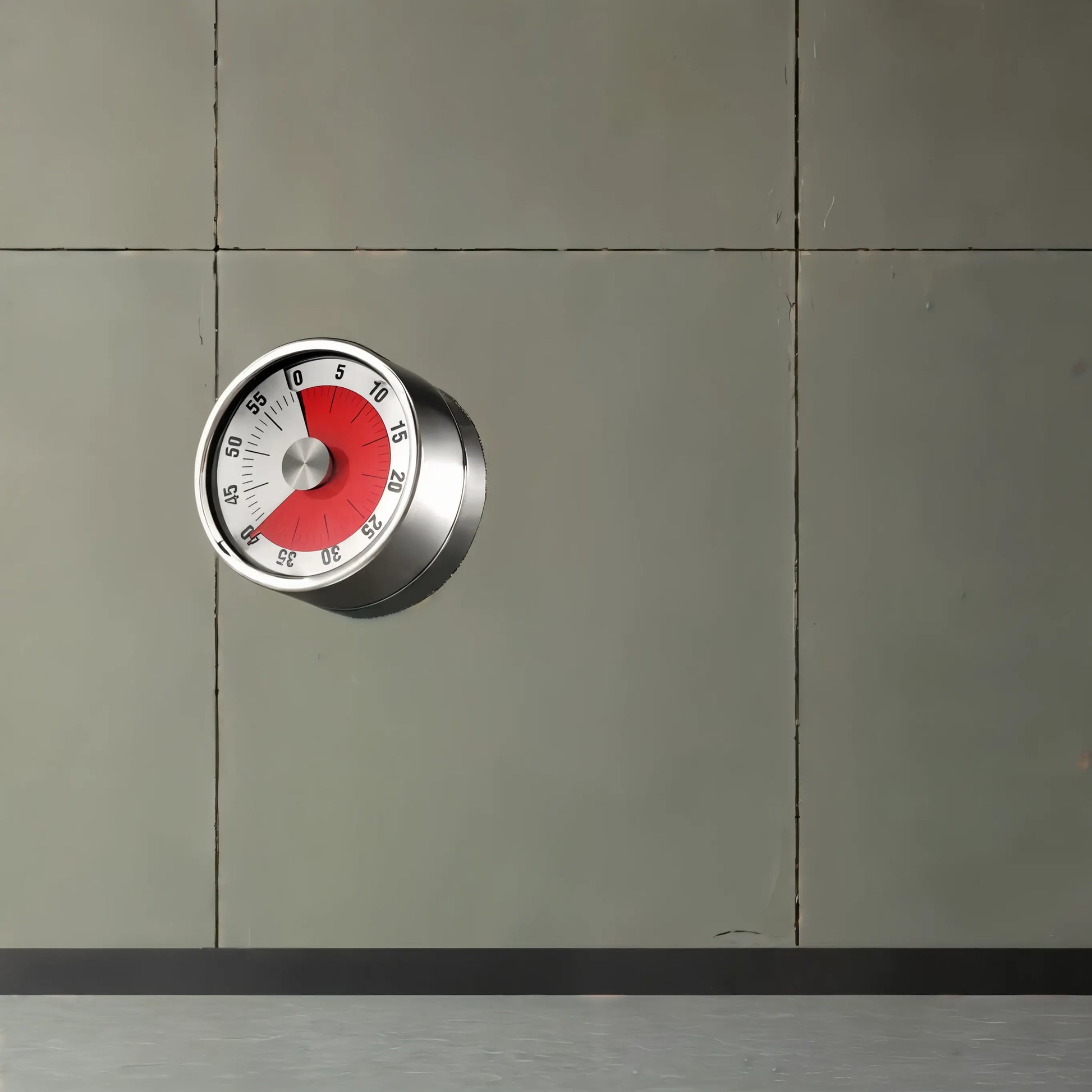 60-Minute Magnetic Timer with Loud Alarm – No Battery Productivity & Focus Tool for Work, Study, Cooking, and Daily Routines - Kalesh Monk