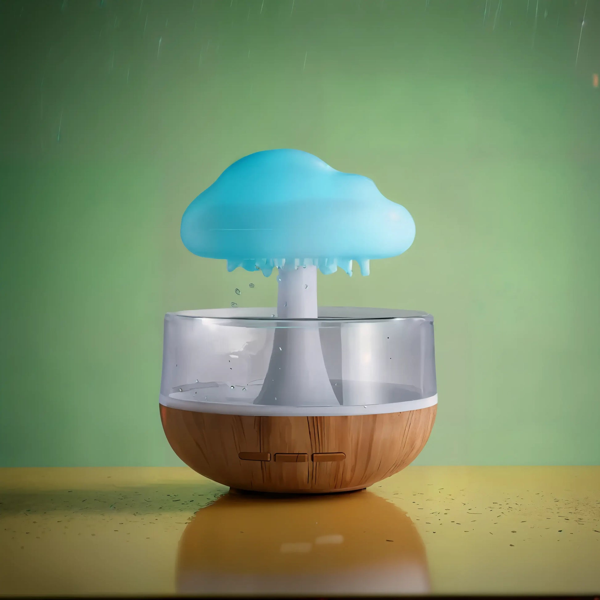 Rain Cloud Humidifier Water Drip, Mushroom Humidifier Waterfall Lamp, Mushroom Diffuser, Cloud Humidifier Rain Drop, Rain Sounds for Sleeping, Rain Cloud Diffuser