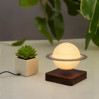 Magnetic Levitation Saturn Lamp Night Light LED 3D Printing Floating Lamp 360° Rotating Lamp Global Desk Lamp for Living Room Bedroom Decor - Kalesh Monk