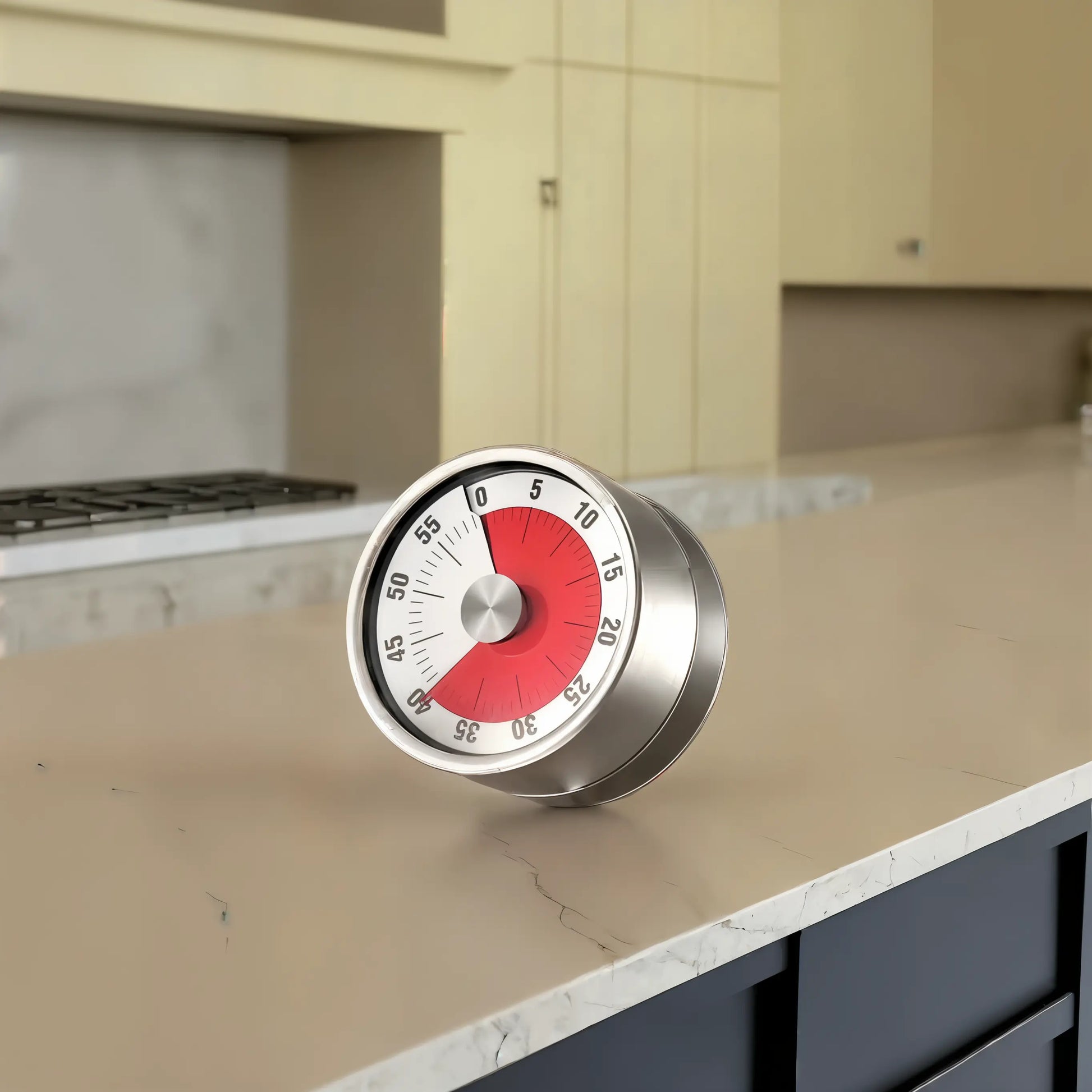 60-Minute Magnetic Timer with Loud Alarm – No Battery Productivity & Focus Tool for Work, Study, Cooking, and Daily Routines - Kalesh Monk