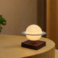 Magnetic Levitation Saturn Lamp Night Light LED 3D Printing Floating Lamp 360° Rotating Lamp Global Desk Lamp for Living Room Bedroom Decor - Kalesh Monk