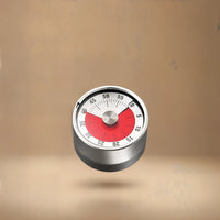 60-Minute Magnetic Timer with Loud Alarm – No Battery Productivity & Focus Tool for Work, Study, Cooking, and Daily Routines - Kalesh Monk