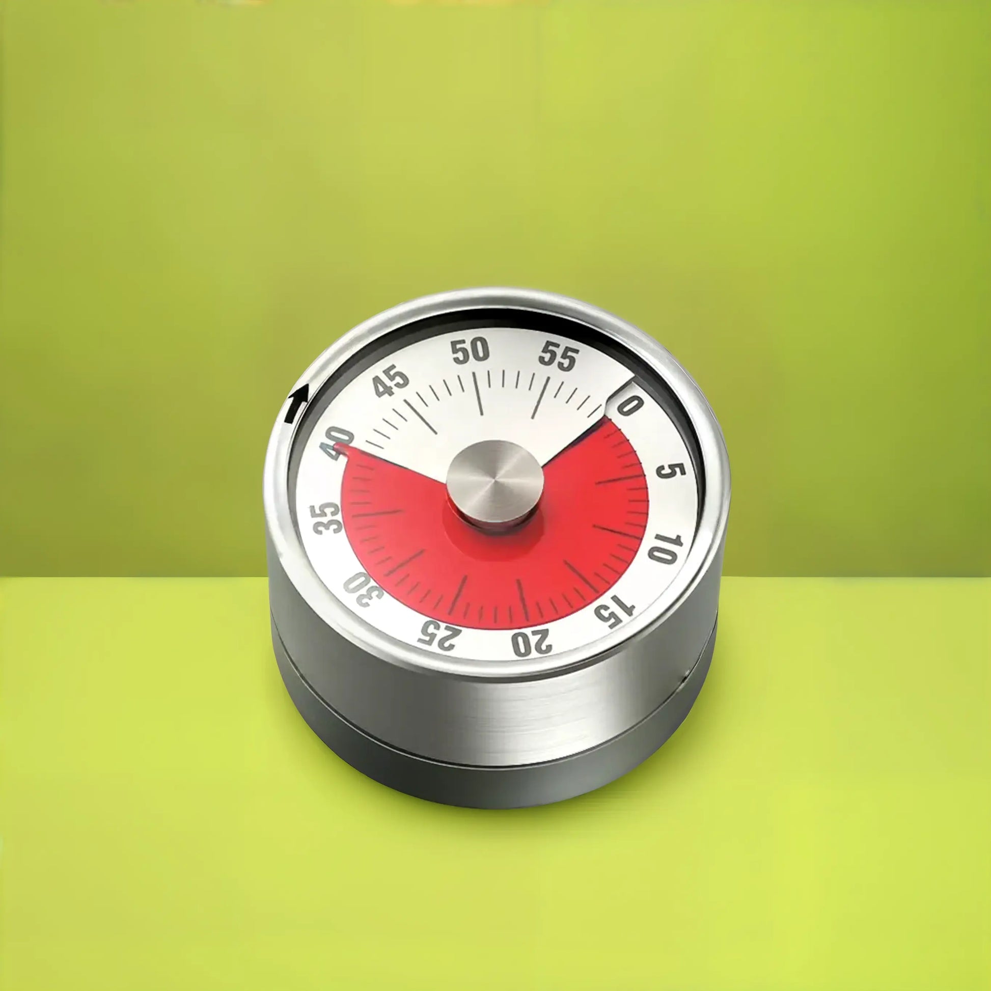 60-Minute Magnetic Timer with Loud Alarm – No Battery Productivity & Focus Tool for Work, Study, Cooking, and Daily Routines - Kalesh Monk