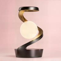 Rotating Wireless RGB Floating Moon Lamp