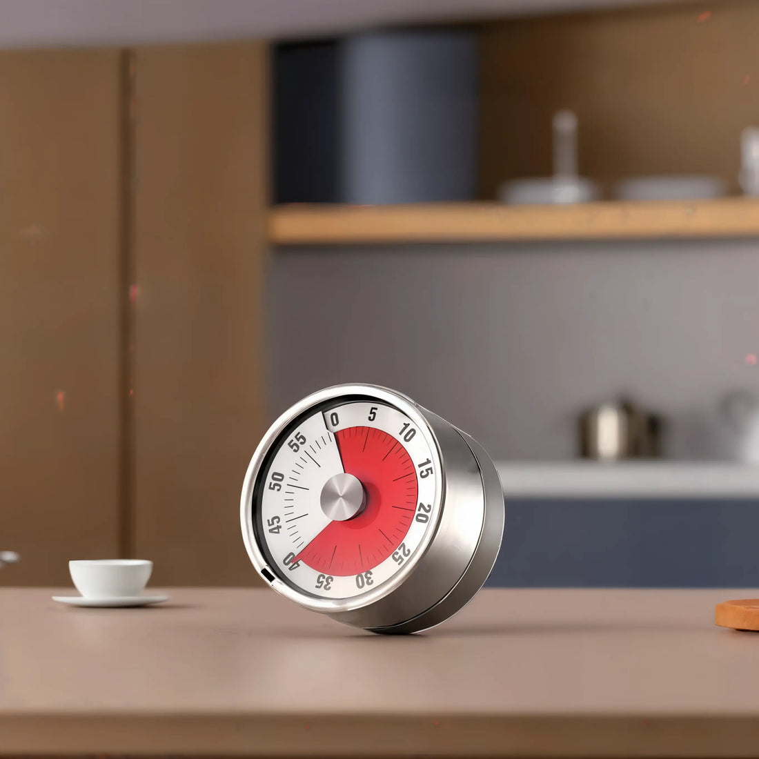 60-Minute Magnetic Timer with Loud Alarm – No Battery Productivity & Focus Tool for Work, Study, Cooking, and Daily Routines - Kalesh Monk