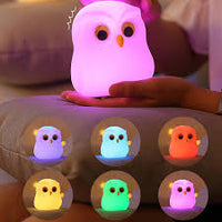 Cute Owl Kids Night Light Lamp