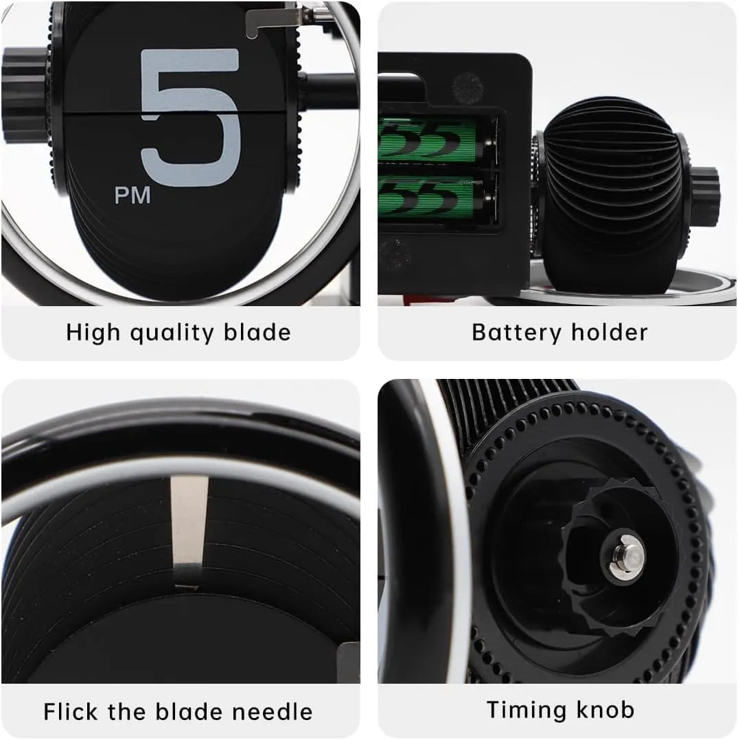 TimeCruze – Retro Flip Clock Bicycle Edition