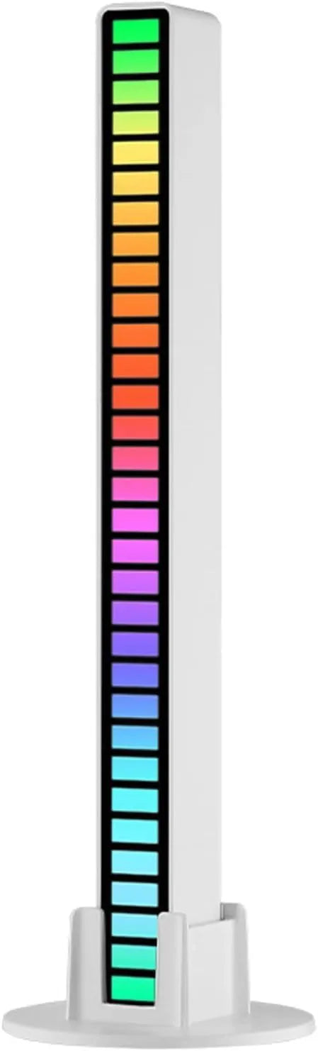 RGB Rhythm LED Light Bar – Sound Reactive Music Ambient Strip with Multiple Modes for Desks, Cars, Setups & Parties – USB Powered Audio Pickup Light