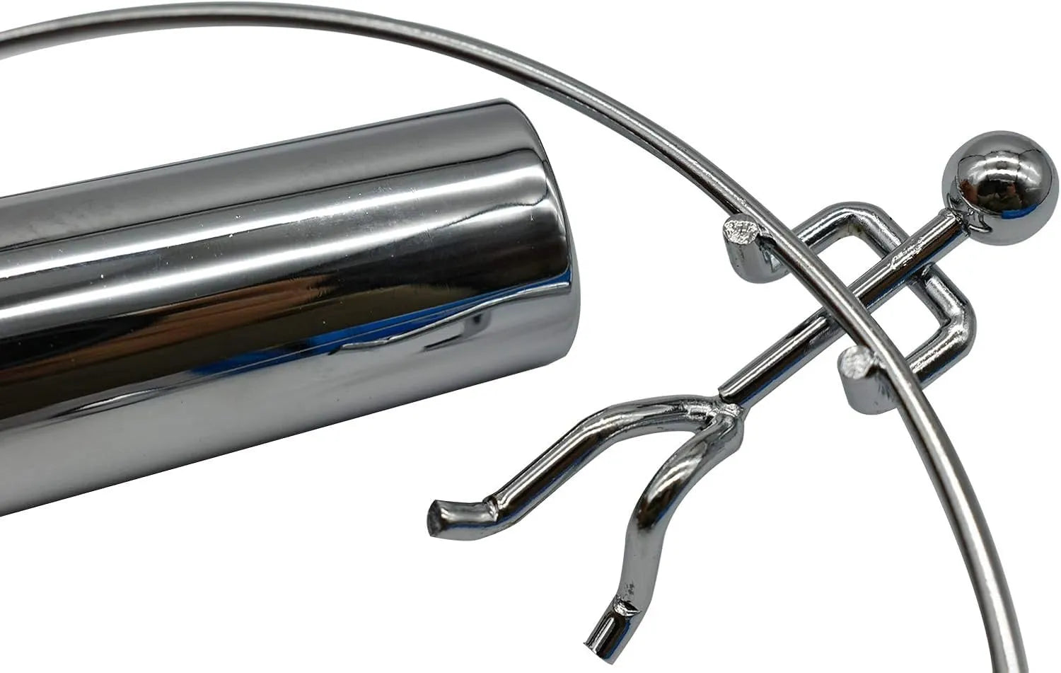 Gravity Balance Kinetic Desk Toy – Stainless Steel Spinning Orbit Sculpture for Focus, Stress Relief & Decor