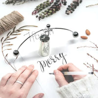 Gravity Balance Kinetic Desk Toy – Stainless Steel Spinning Orbit Sculpture for Focus, Stress Relief & Decor