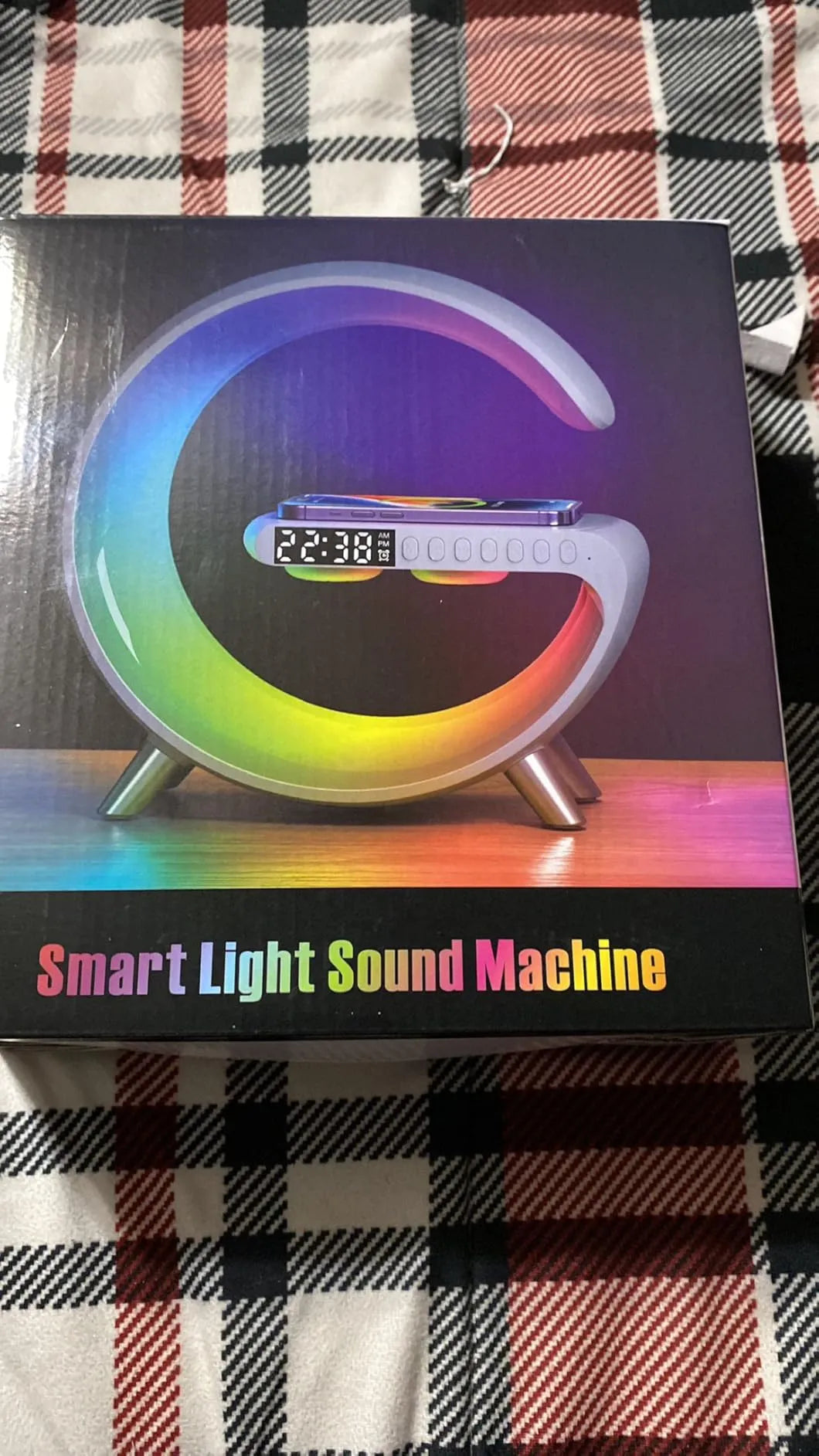 G Speaker Lamp - APP Control 3-in-1 Bluetooth Speaker with Wireless Charging, RGB Light, Sunrise Alarm Clock for Bedroom