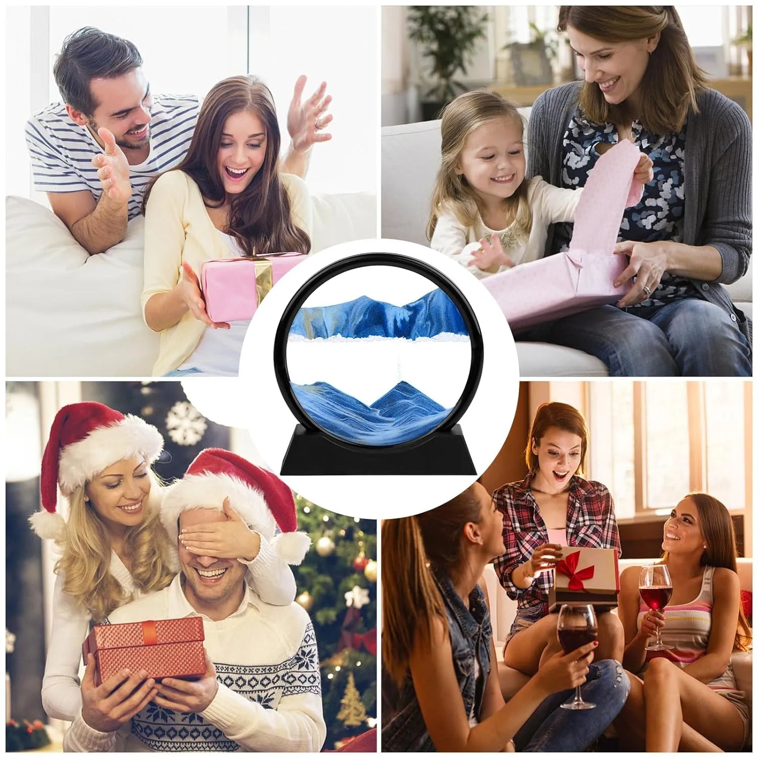 Kalesh Monk Quick Sand Art Frame – 7 Inch