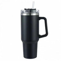 1200ml Thermosteel Tumbler – Insulated Stainless Steel Mug with Handle, Straw & Leakproof Lid | Hot & Cold Flask for Office, Gym, Car & Travel