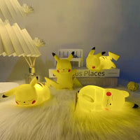 pikachu action figure night light lamp ( pack of 4 ) - Kalesh Monk