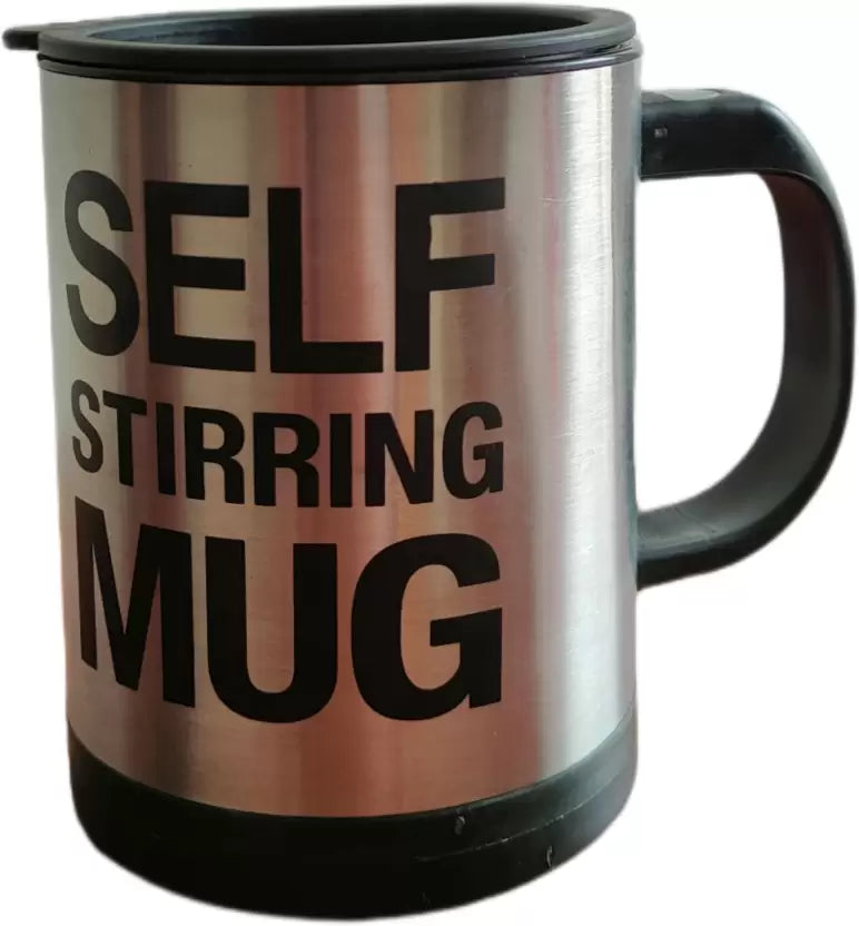 utomatic Coffee Mixing Blender Self Stirring Stainless Steel Coffee Mug - Kalesh Monk