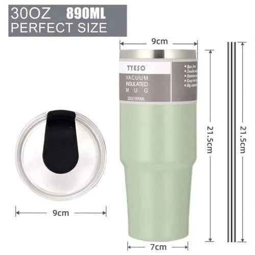 Stainless Steel THERMAL INSULATED TRAVEL MUGWITH CARRY HANDLE, For Office - Kalesh Monk